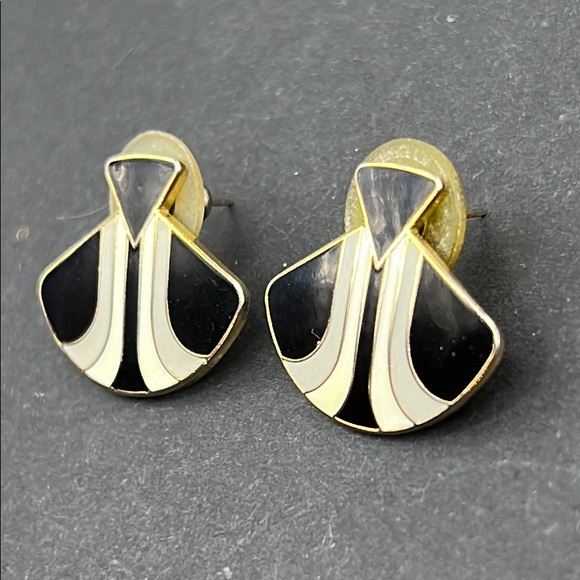 Samuel Huang enamel earrings - Picture 2 of 5